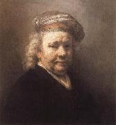 REMBRANDT Harmenszoon van Rijn Self-Portrait painting